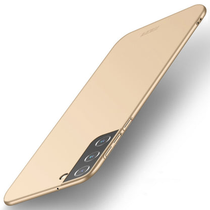 For Samsung Galaxy S22+ 5G MOFI Frosted PC Ultra-thin Hard Phone Case(Gold) - Galaxy S22+ 5G Cases by MOFI | Online Shopping UK | buy2fix