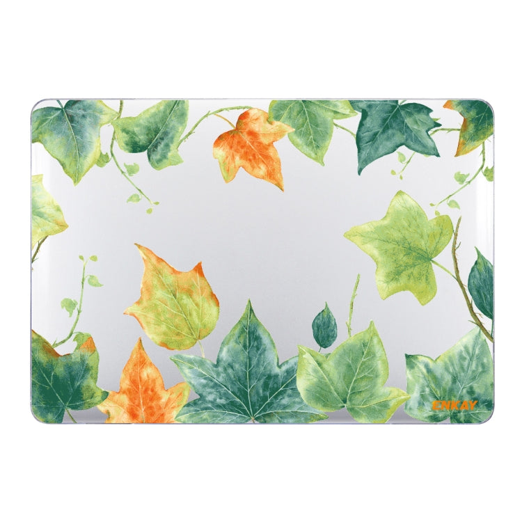 ENKAY Hat-Prince Forest Series Pattern Laotop Protective Crystal Case for MacBook Pro 13.3 inch A1706 / A1708 / A1989 / A2159(Ivy Leaf Pattern) - MacBook Pro Cases by ENKAY | Online Shopping UK | buy2fix