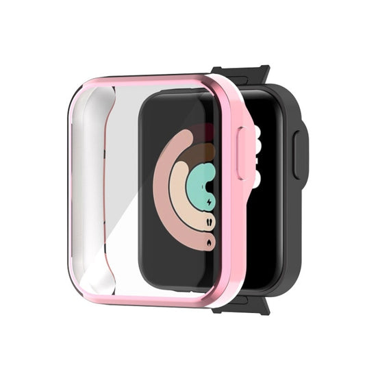 For Xiaomi Redmi Watch TPU Integrated Protective Case(Pink) - Watch Cases by buy2fix | Online Shopping UK | buy2fix