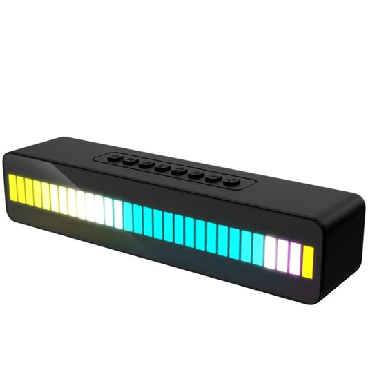 Duosi M8 LED Pickup Rhythm Ambient Light Multi-function TWS Bluetooth Speaker Bar(Black) - Desktop Speaker by Duosi | Online Shopping UK | buy2fix