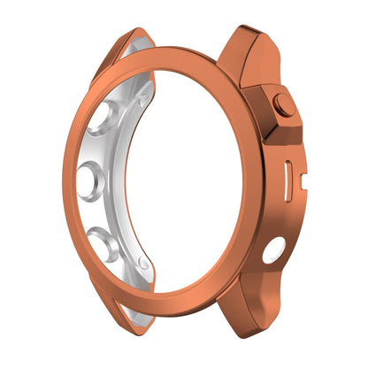 For Garmin Fenix 7X Shockproof TPU Watch Case(Rose Gold) - Watch Cases by buy2fix | Online Shopping UK | buy2fix