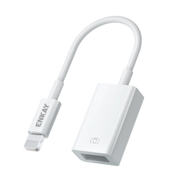 ENKAY ENK-AT108 8 Pin to USB 3.0 OTG Adapter Data Cable for iPhone / iPad - Converter & Adapter by ENKAY | Online Shopping UK | buy2fix