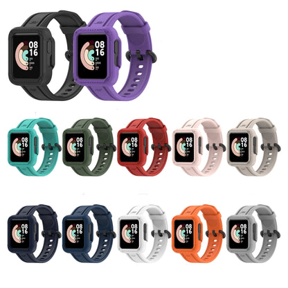 For Xiaomi Mi Watch 2 Lite Silicone Solid Color Watch Band(Black) - Watch Bands by buy2fix | Online Shopping UK | buy2fix