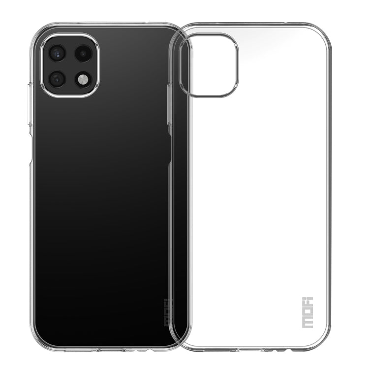 For Samsung Galaxy A22 5G MOFI Ming Series Ultra-thin TPU Phone Case(Transparent) - Galaxy Phone Cases by MOFI | Online Shopping UK | buy2fix