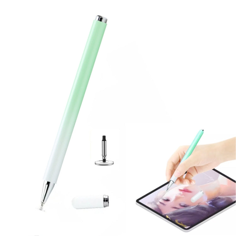 AT-28 Macarone Color Passive Capacitive Pen Mobile Phone Touch Screen Stylus with 1 Pen Head(Green) - Stylus Pen by buy2fix | Online Shopping UK | buy2fix