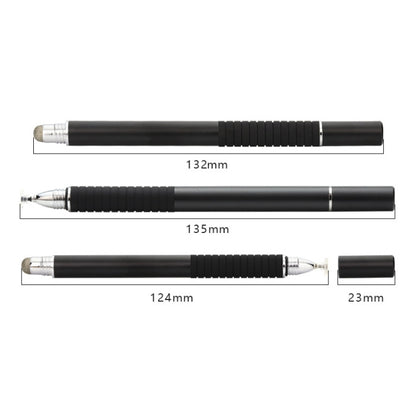 AT-31 Conductive Cloth Head + Precision Sucker Capacitive Pen Head 2-in-1 Handwriting Stylus(Black) - Stylus Pen by buy2fix | Online Shopping UK | buy2fix