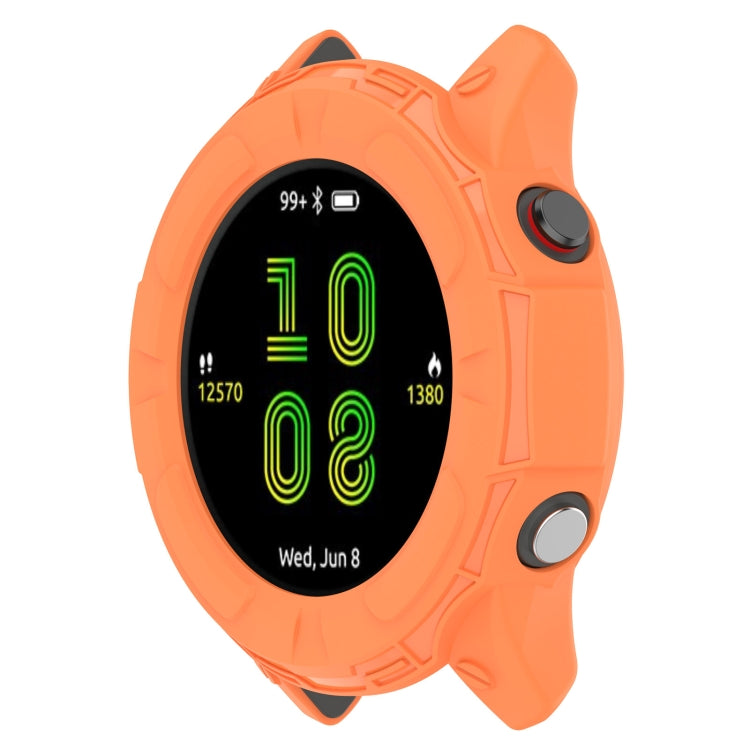 For Garmin Forerunner 255 Shockproof TPU Protective Watch Case(Orange) - Watch Cases by buy2fix | Online Shopping UK | buy2fix