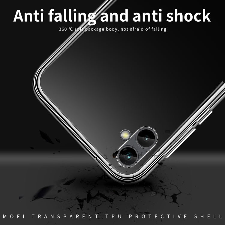 For Samsung Galaxy A04e MOFI Ming Series Ultra-thin TPU Phone Case(Transparent) - Galaxy Phone Cases by MOFI | Online Shopping UK | buy2fix