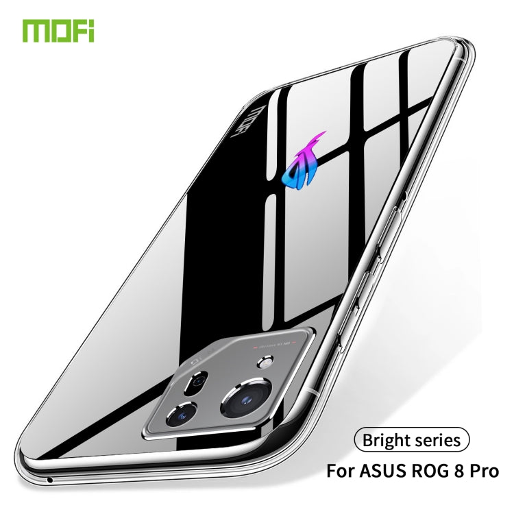 For ASUS ROG Phone 8 Pro MOFI Ming Series Ultra-thin TPU Phone Case(Transparent) - ASUS Cases by MOFI | Online Shopping UK | buy2fix