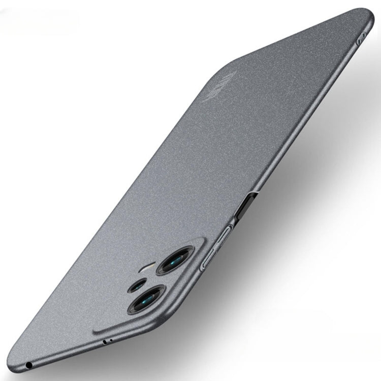 For Xiaomi Redmi Note 12 Global MOFI Fandun Series Frosted PC Ultra-thin All-inclusive Phone Case(Gray) - Xiaomi Cases by MOFI | Online Shopping UK | buy2fix