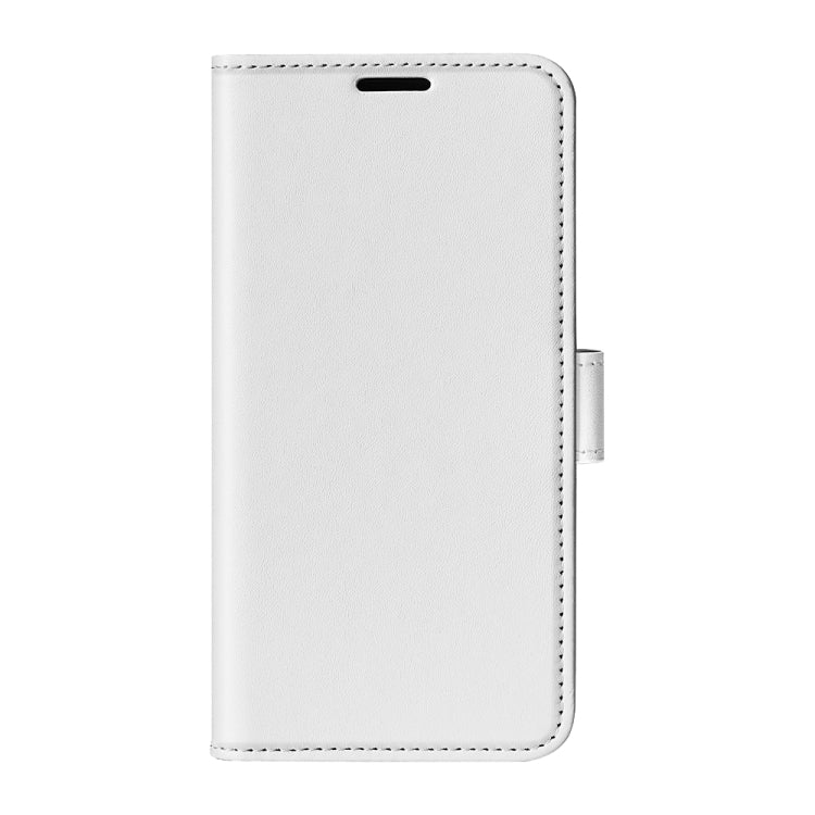 For iPhone 16 Pro R64 Texture Horizontal Flip Leather Phone Case(White) - iPhone 16 Pro Cases by buy2fix | Online Shopping UK | buy2fix