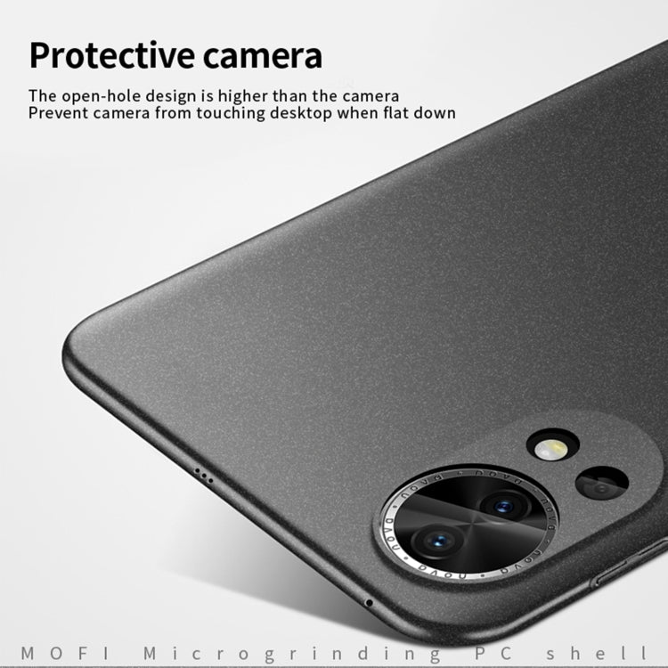 For Huawei nova 12 Pro / 12 Ultra MOFI Fandun Series Frosted PC Ultra-thin All-inclusive Phone Case(Blue) - Huawei Cases by MOFI | Online Shopping UK | buy2fix