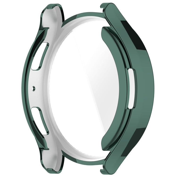 For Samsung Galaxy Watch6 44mm Full Coverage TPU Electroplated Watch Protective Case(Green) - Watch Cases by buy2fix | Online Shopping UK | buy2fix