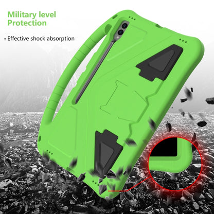 For Samsung Galaxy Tab S9 Ultra EVA Shockproof Tablet Case with Holder(Green) - Galaxy Tab S9 Ultra Cases by buy2fix | Online Shopping UK | buy2fix