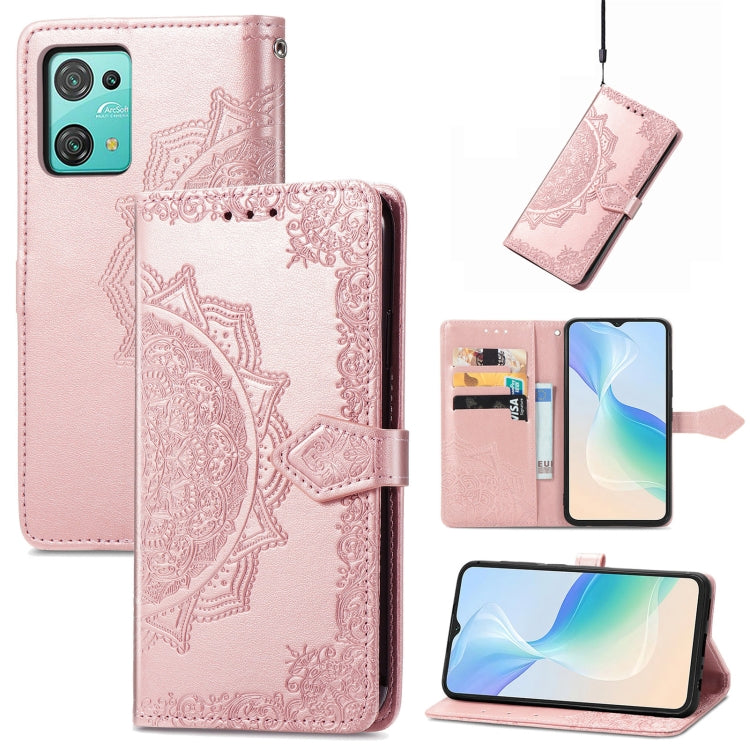 For Blackview C30 Pro Mandala Flower Embossed Leather Phone Case(Rose Gold) - More Brand by buy2fix | Online Shopping UK | buy2fix