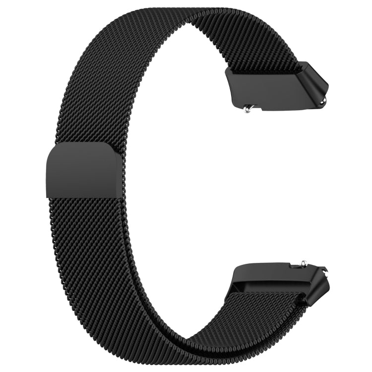 For Redmi Watch 3 Lite Milan Magnetic Steel Mesh Watch Band(Black) - Watch Bands by buy2fix | Online Shopping UK | buy2fix