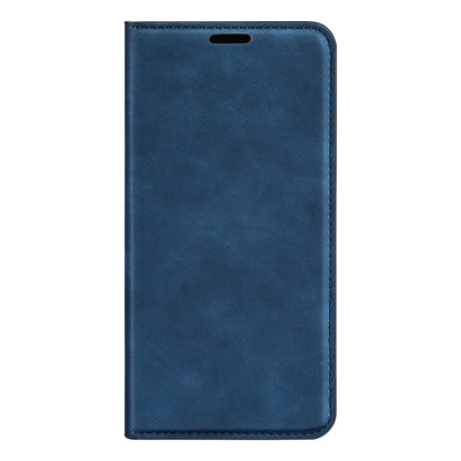 For Xiaomi 14 Retro-skin Magnetic Suction Leather Phone Case(Dark Blue) - 14 Cases by buy2fix | Online Shopping UK | buy2fix