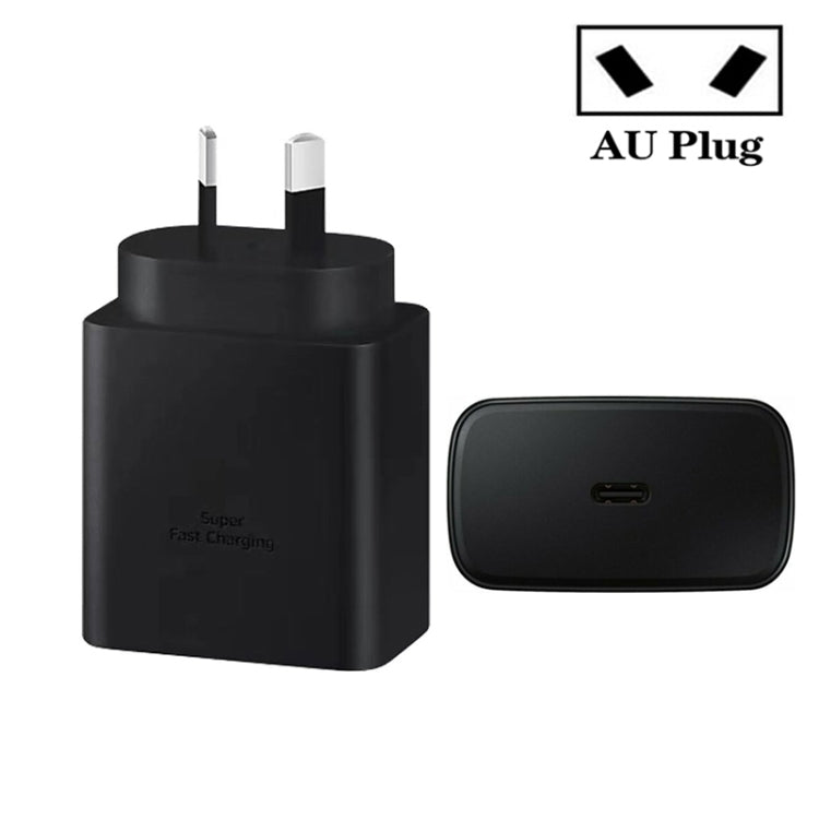 M135 PPS / PD 45W USB-C / Type-C Port Fast Charger, AU Plug(Black) - USB Charger by buy2fix | Online Shopping UK | buy2fix