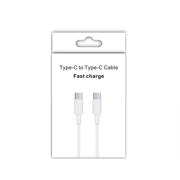 XJ-99 2pcs 1m 60W USB-C / Type-C to Type-C Fast Charging Data Cable - USB-C & Type-C Cable by buy2fix | Online Shopping UK | buy2fix