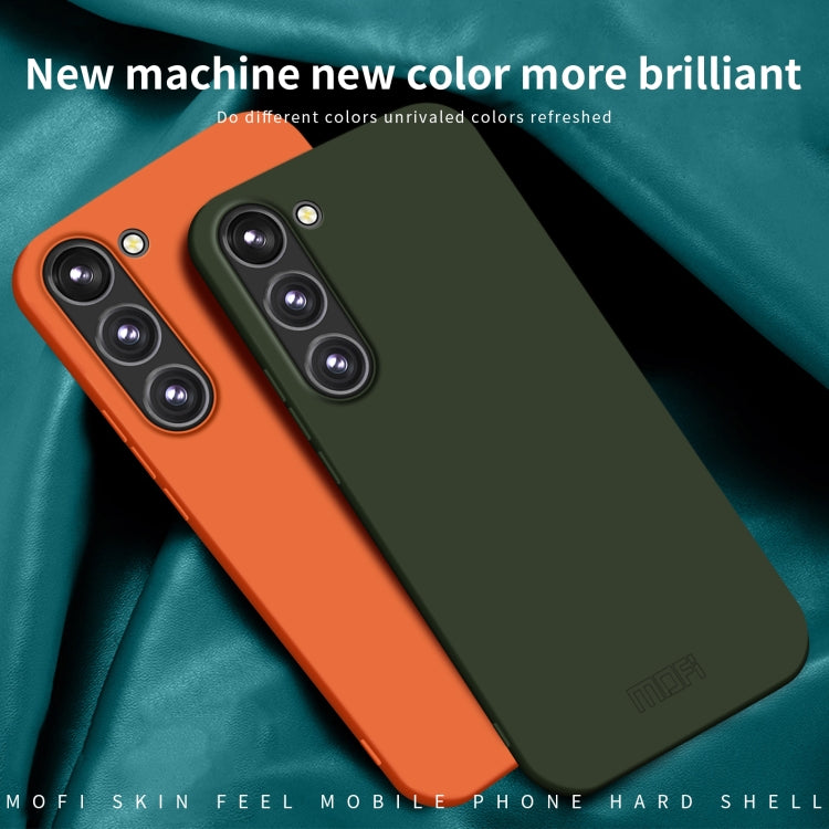 For Samsung Galaxy A34 5G MOFI Qin Series Skin Feel All-inclusive PC Phone Case(Orange) - Galaxy Phone Cases by MOFI | Online Shopping UK | buy2fix