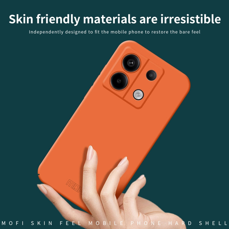 For Xiaomi Redmi Note 13 MOFI Qin Series Skin Feel All-inclusive PC Phone Case(Gray) - Note 13 Cases by MOFI | Online Shopping UK | buy2fix