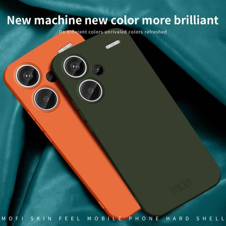 For Xiaomi Redmi Note 13 Pro+ MOFI Qin Series Skin Feel All-inclusive PC Phone Case(Orange) - Note 13 Pro+ Cases by MOFI | Online Shopping UK | buy2fix