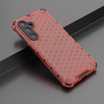 For Samsung Galaxy S23 FE 5G Shockproof Honeycomb Phone Case(Red) - Galaxy S23 FE 5G Cases by buy2fix | Online Shopping UK | buy2fix