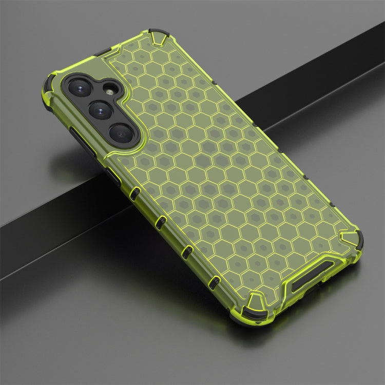 For Samsung Galaxy A33 Shockproof Honeycomb Phone Case(Green) - Galaxy Phone Cases by buy2fix | Online Shopping UK | buy2fix