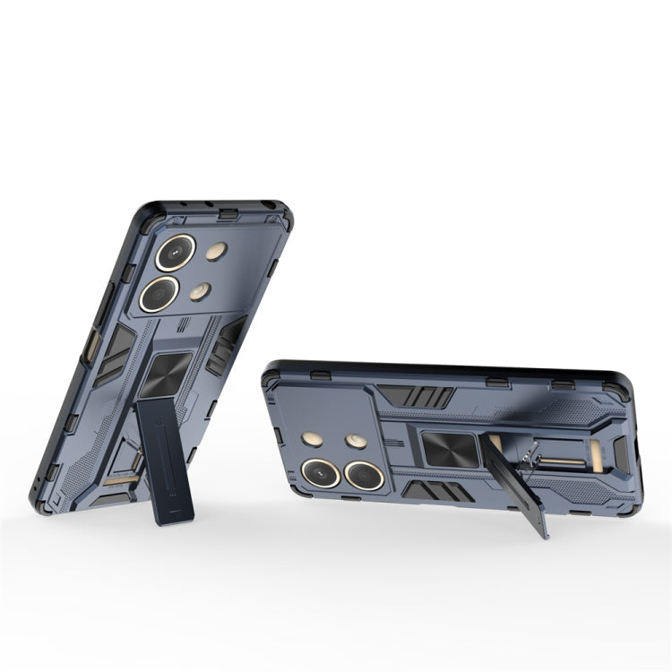 For Redmi Note 13R Pro Supersonic Armor PC Hybrid TPU Phone Case(Blue) - Xiaomi Cases by buy2fix | Online Shopping UK | buy2fix