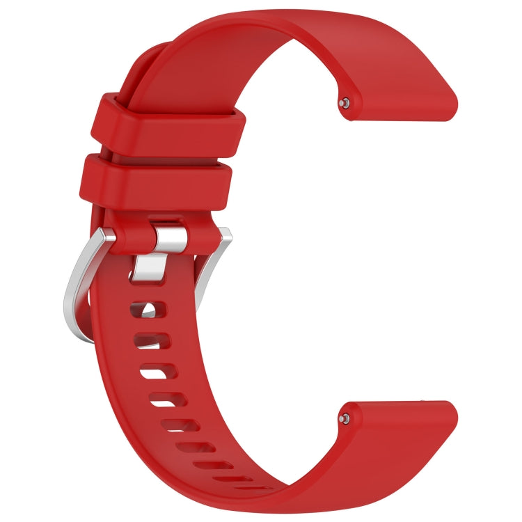 For Xiaomi Watch S3 Glossy Surface Silicone Watch Band(Red) - Watch Bands by buy2fix | Online Shopping UK | buy2fix