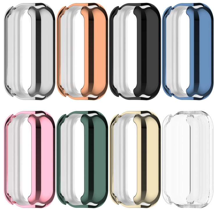 For Redmi Band 2 Full Package TPU Electroplated Watch Protective Case(Transparent) - Watch Cases by buy2fix | Online Shopping UK | buy2fix