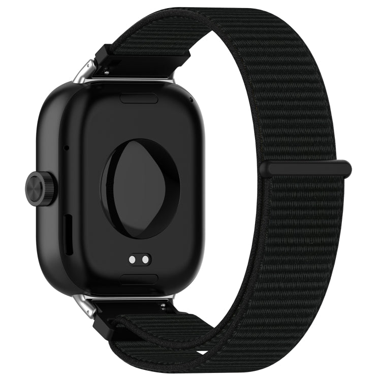 For Xiaomi Mi Band 8 Pro Nylon Loop Metal Connector Watch Band(Black) - Watch Bands by buy2fix | Online Shopping UK | buy2fix