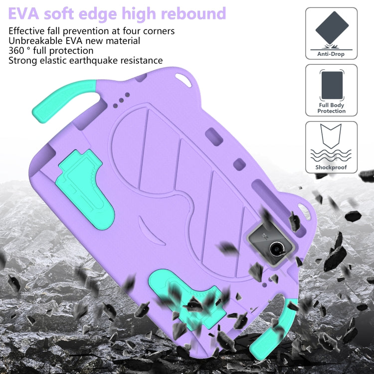 For Lenovo Xiaoxin Pad 2024/Tab M11 Ice Baby EVA Shockproof Hard PC Tablet Case(Light Purple+Mint Green) - Lenovo by buy2fix | Online Shopping UK | buy2fix