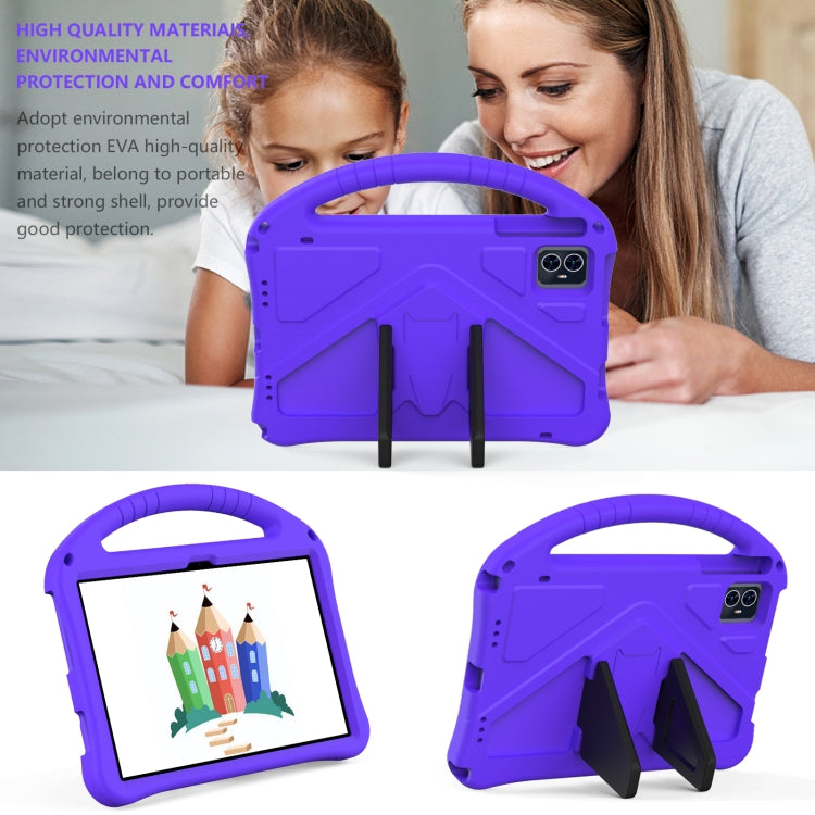 For Blackview Tab 80 10.1 2023 EVA Shockproof Tablet Case with Holder(Purple) - Others by buy2fix | Online Shopping UK | buy2fix