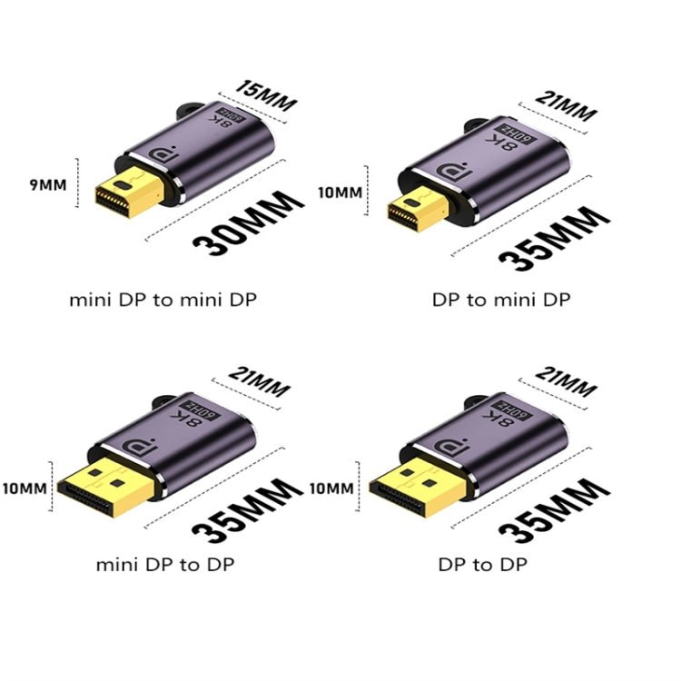 Mini DP Male to DP 1.4 Female Adapter 8K 60Hz HD Video Transmission Expanding -  by buy2fix | Online Shopping UK | buy2fix