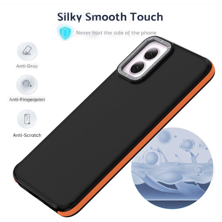 For Motorola Moto G Play 2024 Dual-Color Shockproof TPU Phone Case(Blue) - Motorola Cases by buy2fix | Online Shopping UK | buy2fix