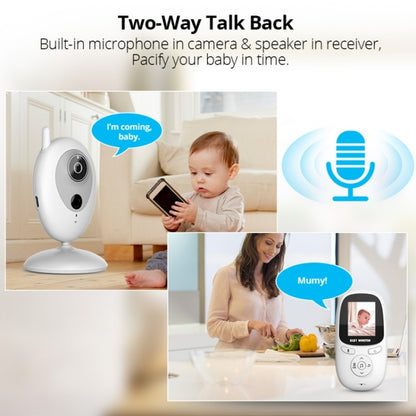 R306 Room Temperature Monitor Intercom Camera 2.0-inch Night Vision Wireless Baby Monitor(AU Plug) - Baby Monitor by buy2fix | Online Shopping UK | buy2fix