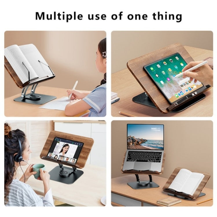 RS03 For 10-17 inch Device Adjustable Desktop Book Reading Laptop Holder Stand - Laptop Stand by buy2fix | Online Shopping UK | buy2fix