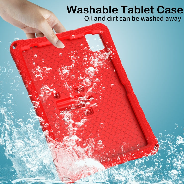 For iPad Pro 11 2024 Butterfly Bracket EVA Shockproof Tablet Case(Red) - iPad Pro 11 2024 Cases by buy2fix | Online Shopping UK | buy2fix