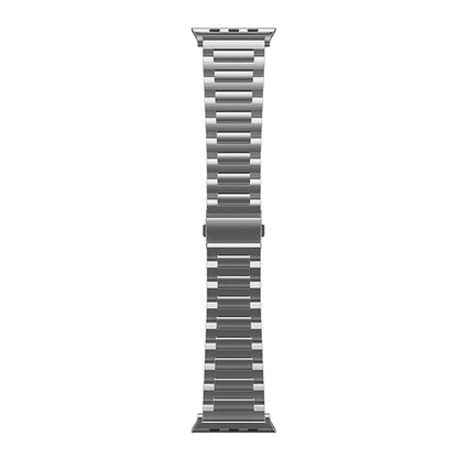 For Apple Watch Series 9 45mm I-Shaped Titanium Watch Band(Grey) - Watch Bands by buy2fix | Online Shopping UK | buy2fix