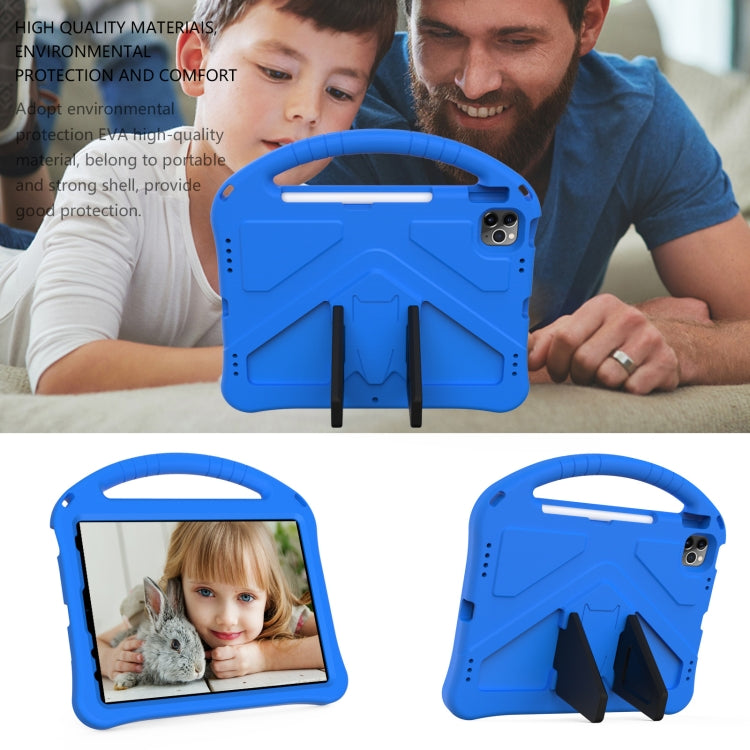 For iPad Air 11 2024 EVA Shockproof Tablet Case with Holder(Blue) - iPad Air 11 2024 Cases by buy2fix | Online Shopping UK | buy2fix