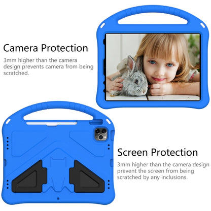 For iPad Air 11 2024 EVA Shockproof Tablet Case with Holder(Blue) - iPad Air 11 2024 Cases by buy2fix | Online Shopping UK | buy2fix