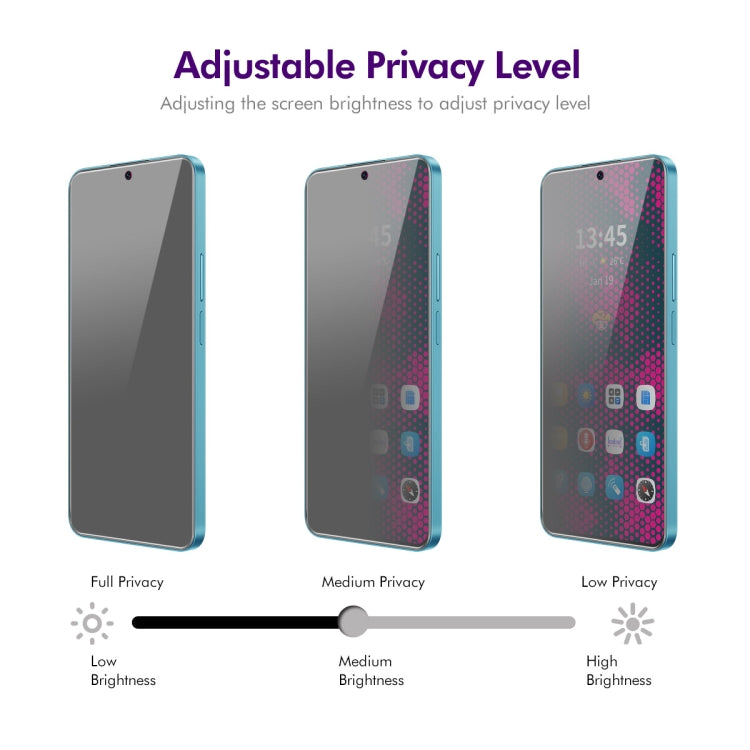 For Motorola Moto G 5G 2024 2pcs ENKAY Hat-Prince 28 Degree Anti-peeping Privacy Tempered Glass Film - Motorola Tempered Glass by ENKAY | Online Shopping UK | buy2fix