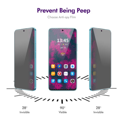 For Motorola Moto G Power 2024 2pcs ENKAY Hat-Prince 28 Degree Anti-peeping Privacy Tempered Glass Film - Motorola Tempered Glass by ENKAY | Online Shopping UK | buy2fix