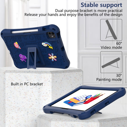 For iPad Air 11 2024 Hi Baby EVA Full Body Tablet Case with Strap(Navy Blue) - iPad Air 11 2024 Cases by buy2fix | Online Shopping UK | buy2fix