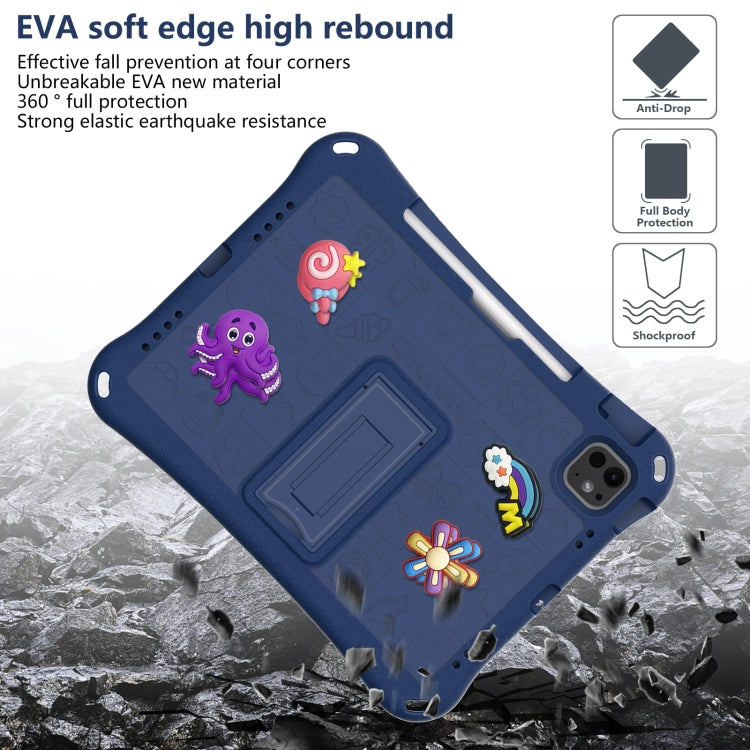 For iPad Air 11 2024 Hi Baby EVA Full Body Tablet Case with Strap(Navy Blue) - iPad Air 11 2024 Cases by buy2fix | Online Shopping UK | buy2fix