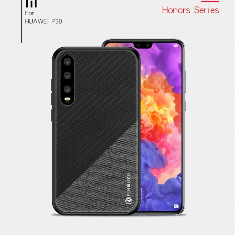 PINWUYO Honors Series Shockproof PC + TPU Protective Case for Huawei P30(Black) - Huawei Cases by PINWUYO | Online Shopping UK | buy2fix