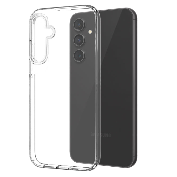 For Samsung Galaxy S24 FE 5G NORTHJO 3 in 1 TPU Phone Case with Screen Protector and Lens Film(Transparent) - Galaxy S24 FE 5G Cases by NORTHJO | Online Shopping UK | buy2fix