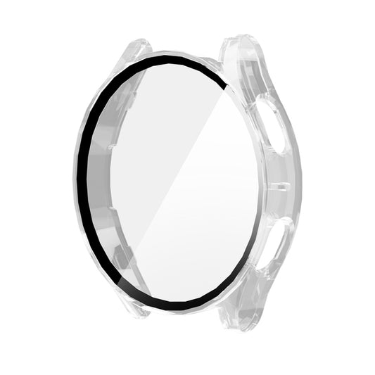 For Samsung Galaxy Watch7 40mm ENKAY Hat-Prince Full Coverage PC + Tempered Glass Film Integrated Watch Case(Transparent) - Watch Cases by ENKAY | Online Shopping UK | buy2fix