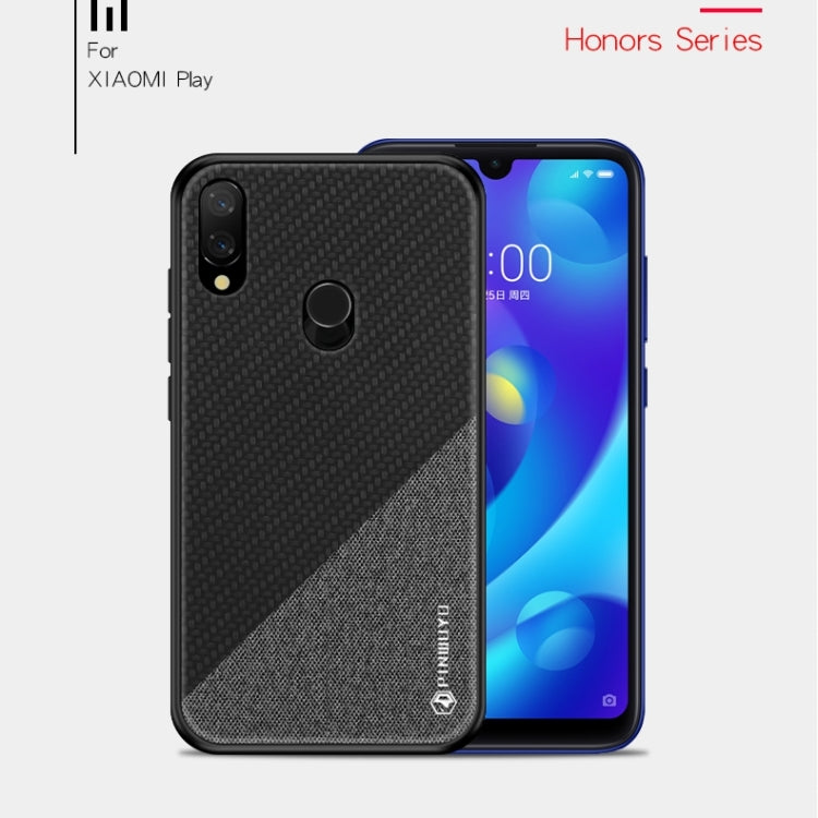 PINWUYO Honors Series Shockproof PC + TPU Protective Case for Xiaomi Play / Redmi 7 Pro(Black) - Xiaomi Cases by PINWUYO | Online Shopping UK | buy2fix